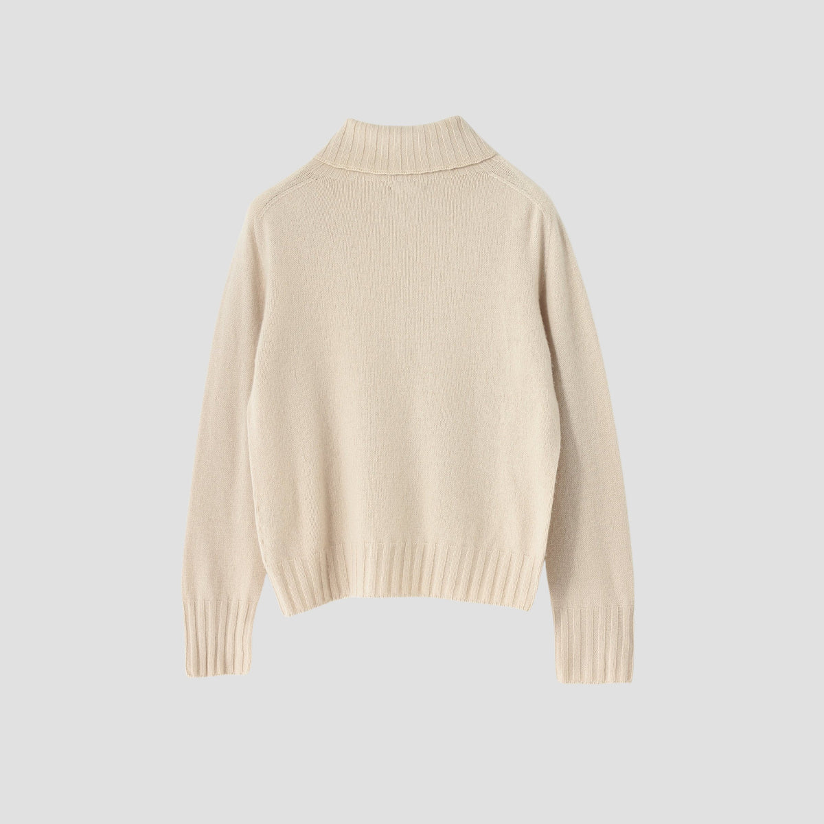 WIDE ROLL NECK KNIT