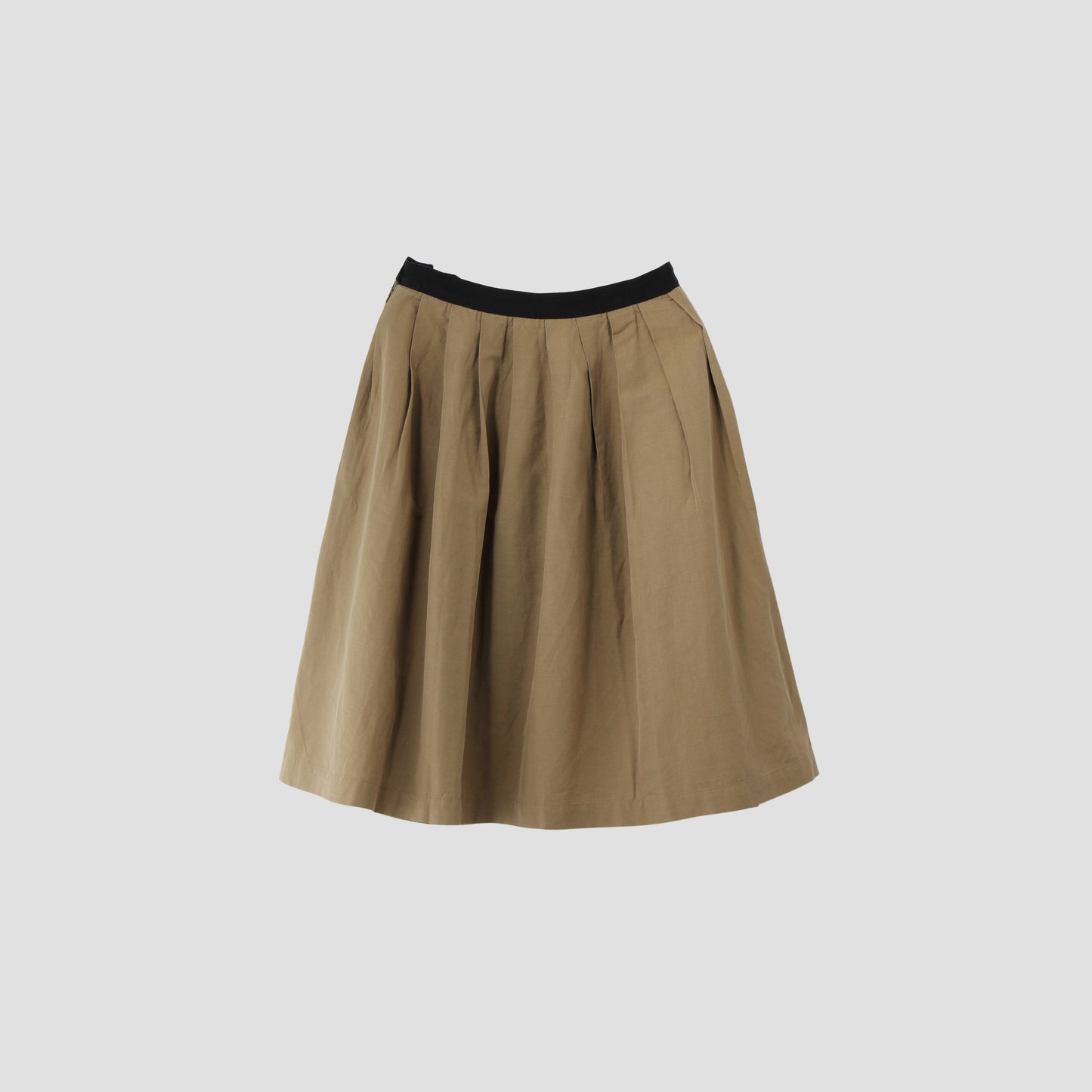 YARN DYE COTTON LINEN SKIRT