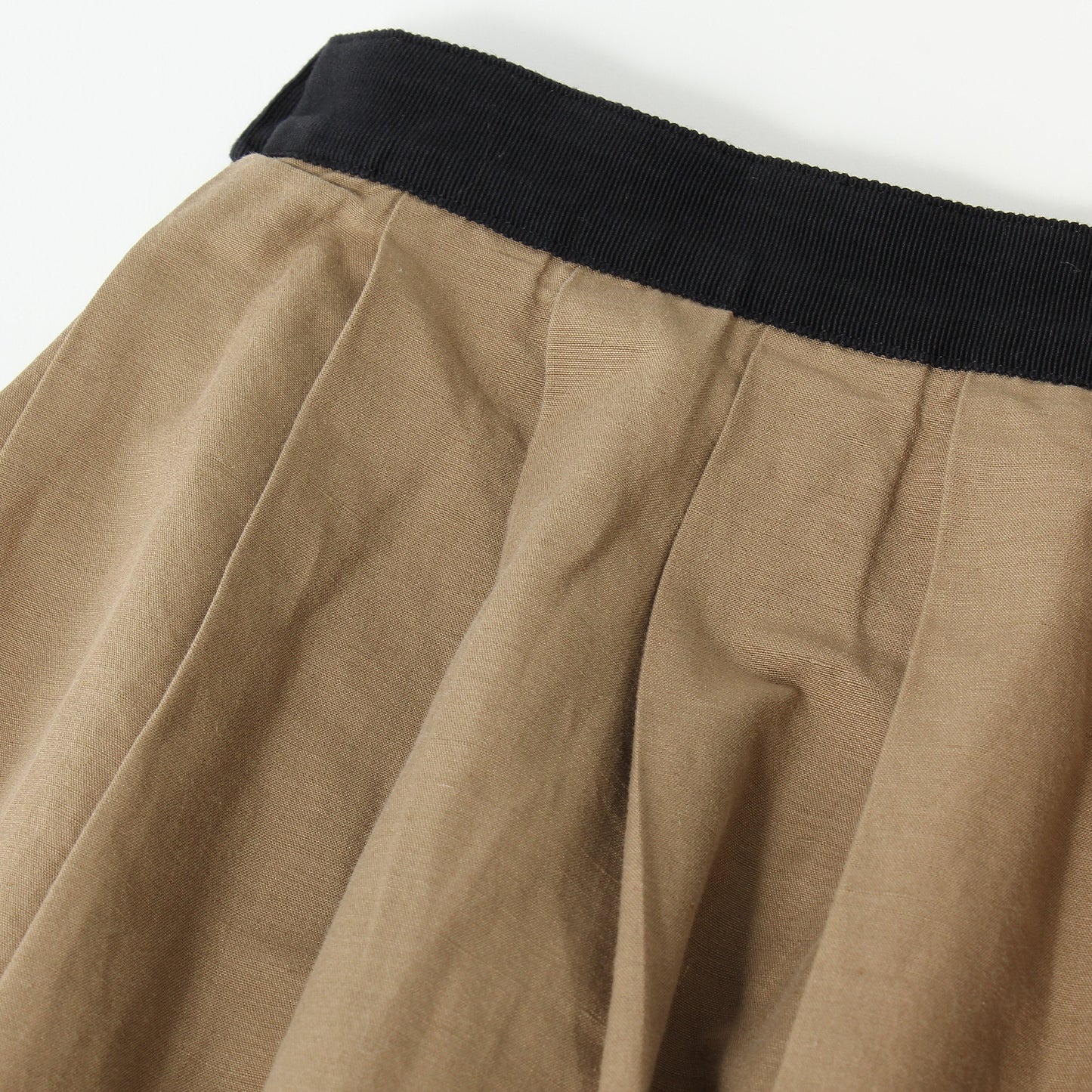 YARN DYE COTTON LINEN SKIRT