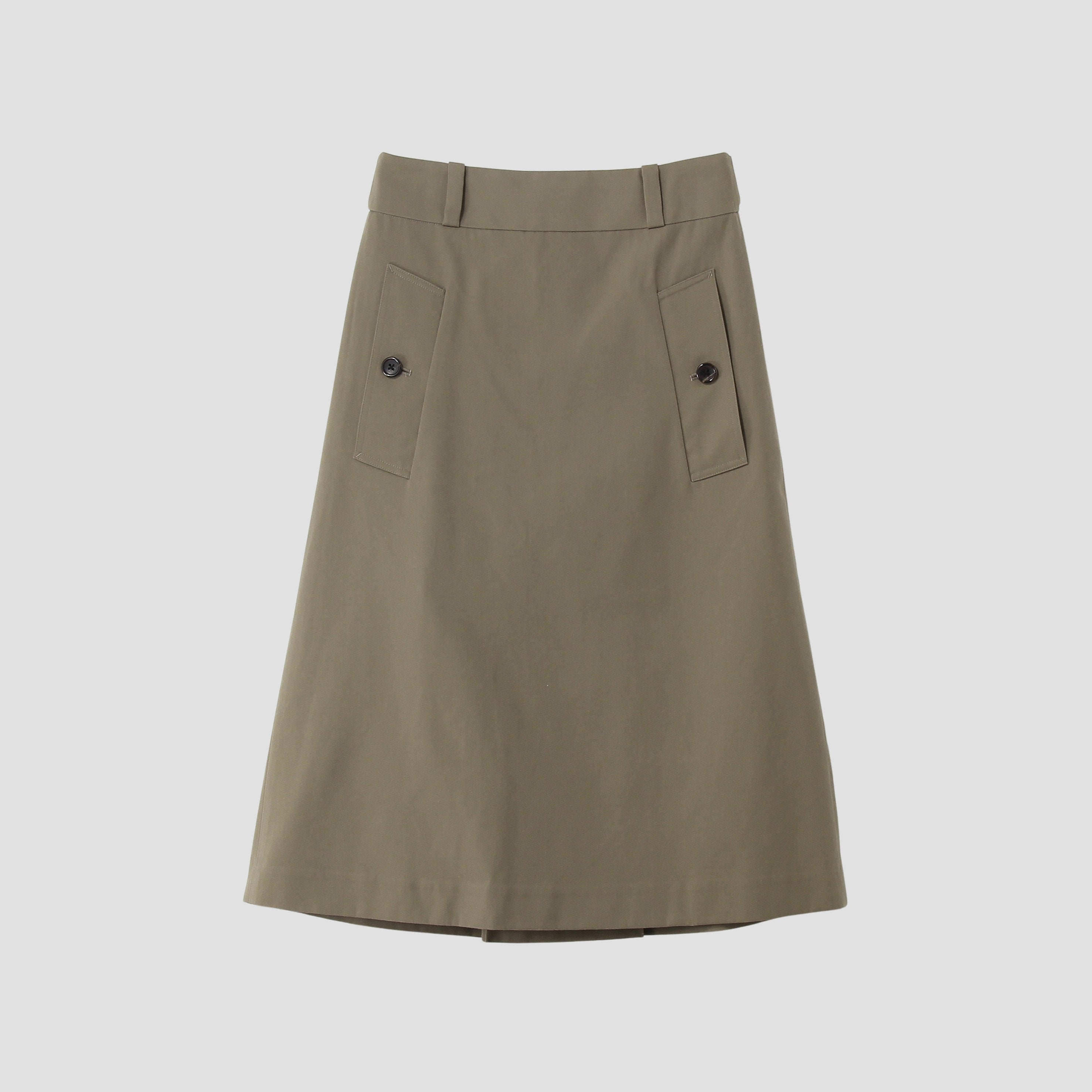 マーガレットハウエル ウールコットンスカート　サイズ1 MARGARET HOWELL（マーガレットハウエル）の「BRUSHED COTTON