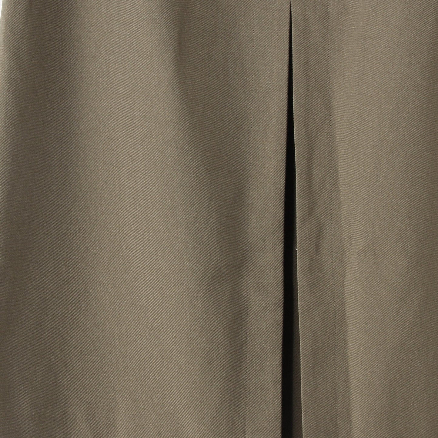 WOOL COTTON TWILL SKIRT