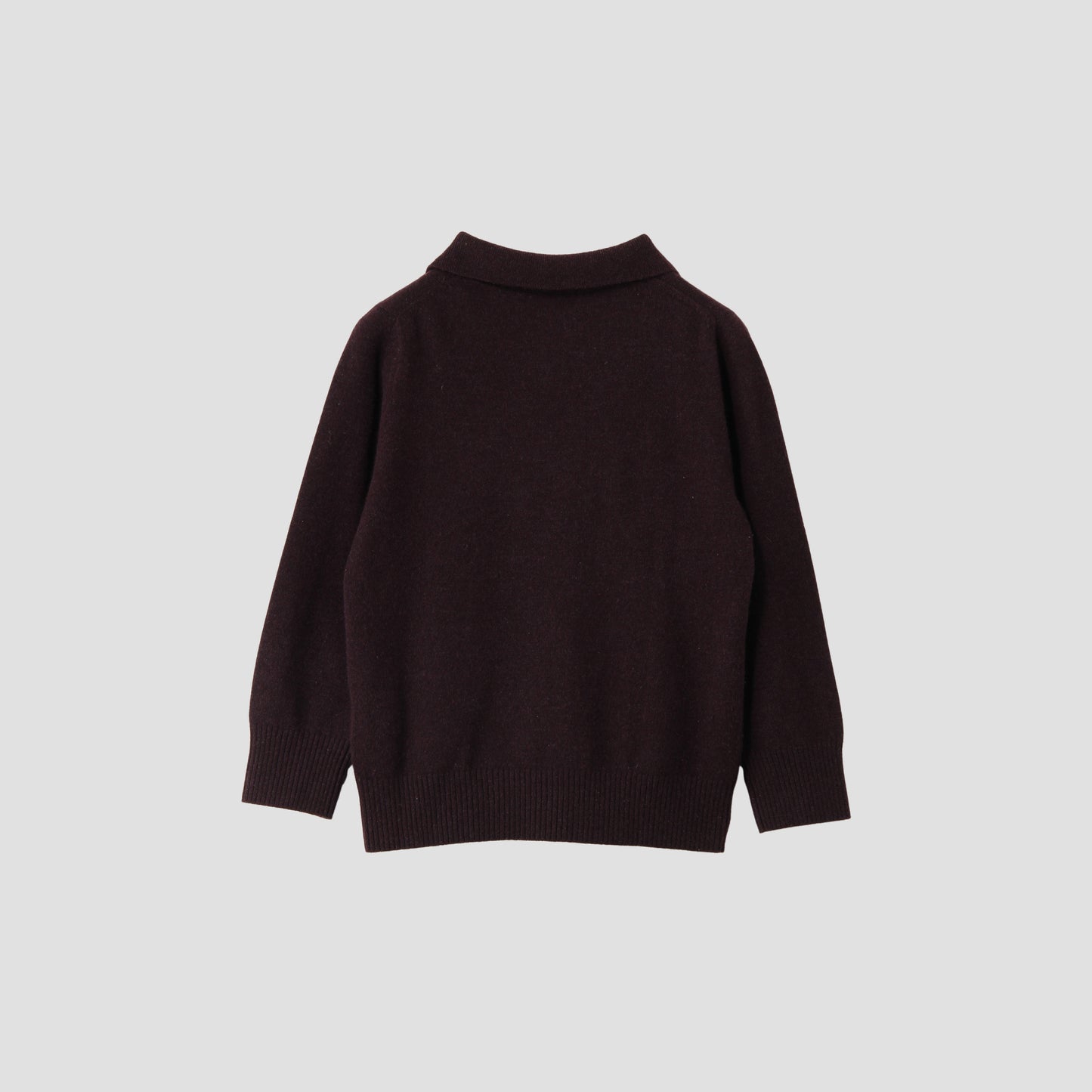CASHMERE WOOL POLO JUMPER KNIT