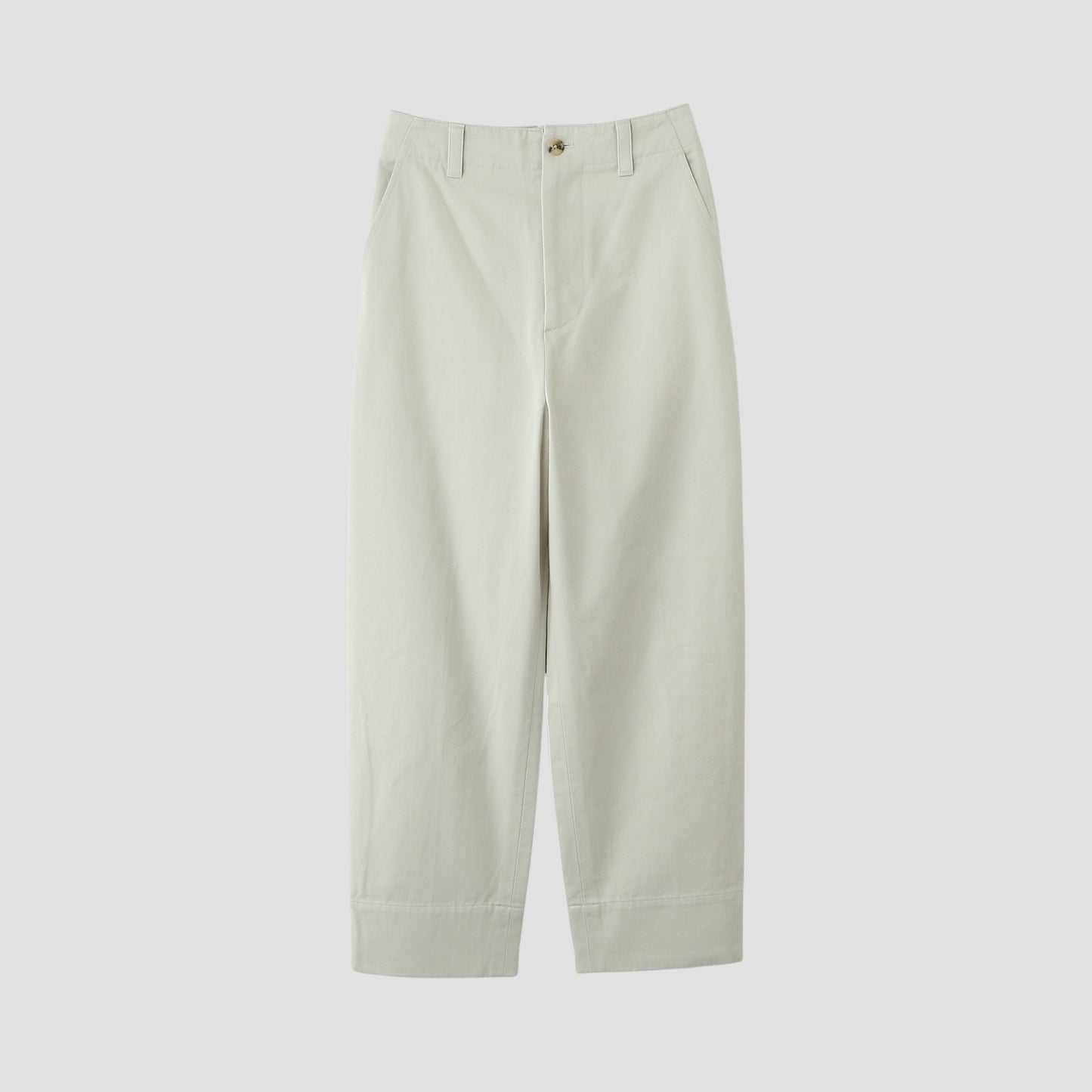 ORGANIC COTTON TWILL TROUSERS