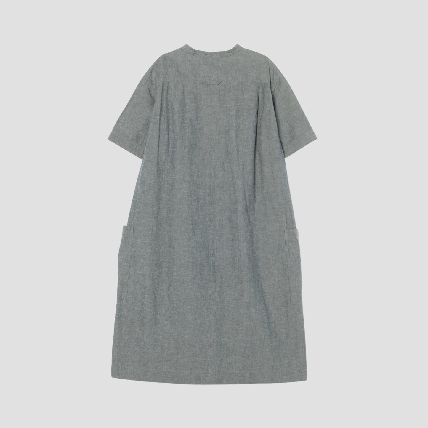 YARN DYE COTTON LINEN DRESS