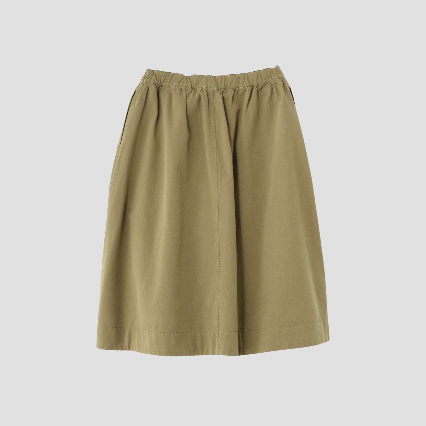 COTTON WOOL CANVAS SKIRT