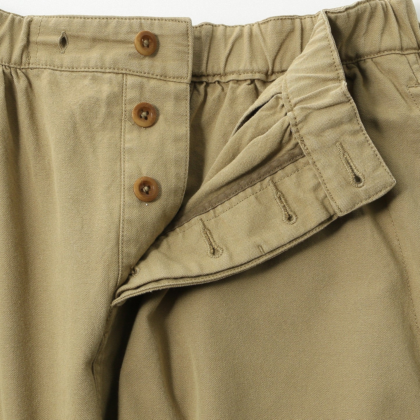 COTTON WOOL CANVAS SKIRT