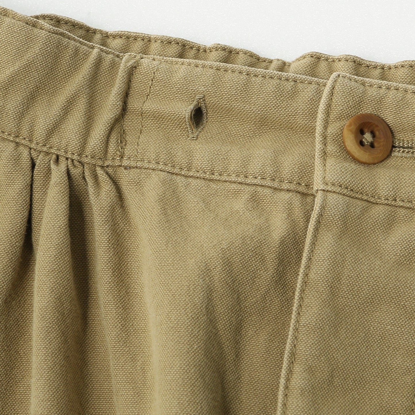 COTTON WOOL CANVAS SKIRT