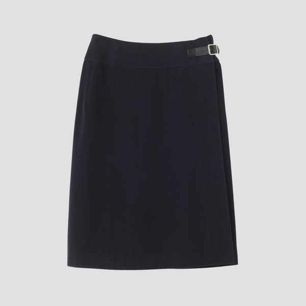 STRETCH MOLESKIN SKIRT