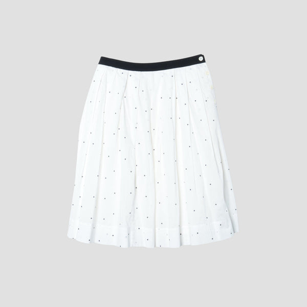 SPOT PRINT BATISTE SKIRT