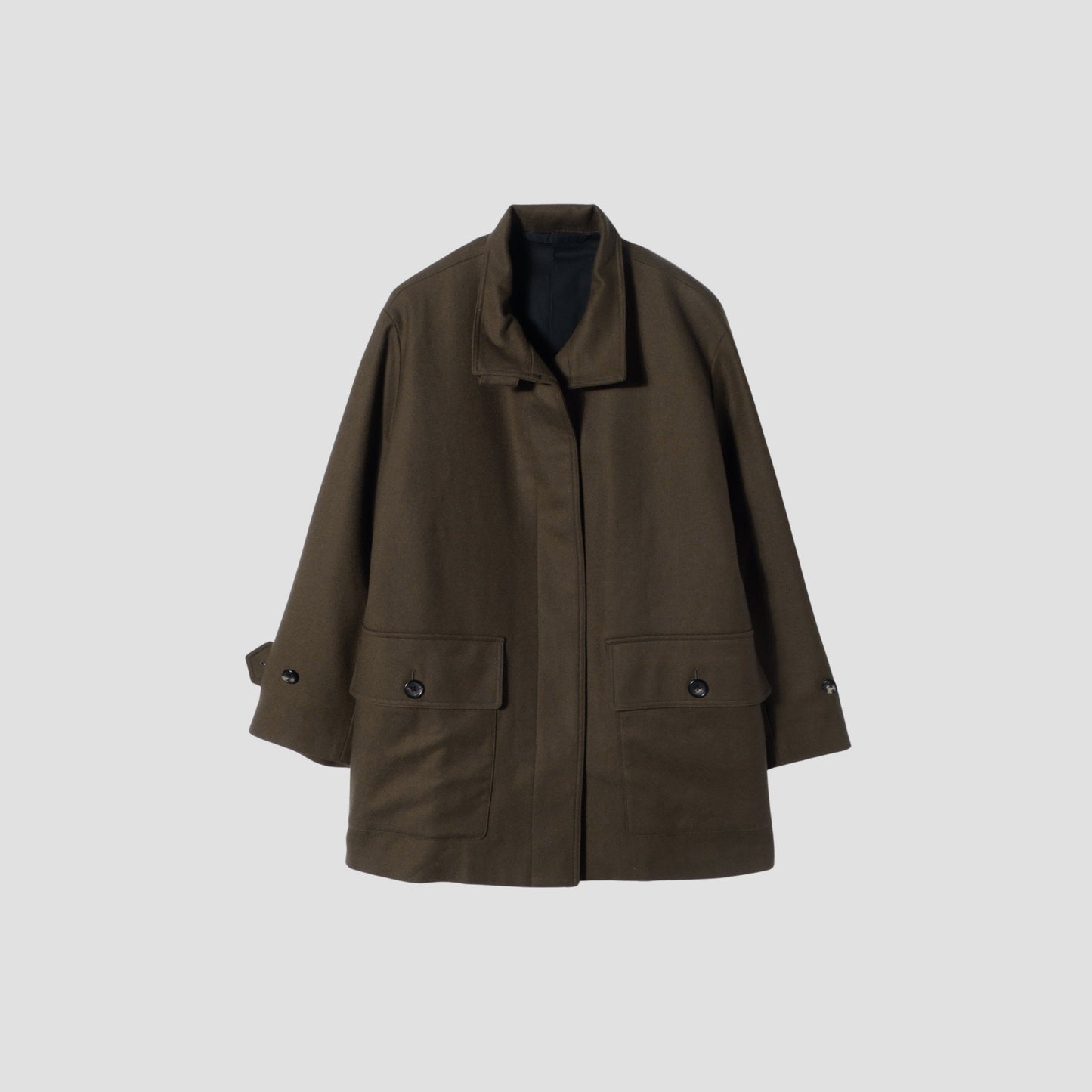 MILLED SERGE COAT