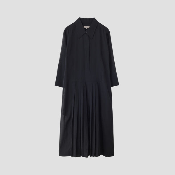 FINE COTTON SILK DRESS