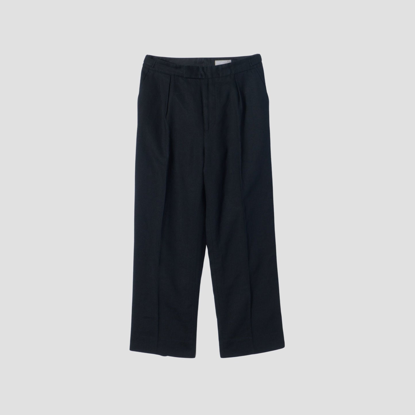 FINE COMPACT LINEN TROUSERS