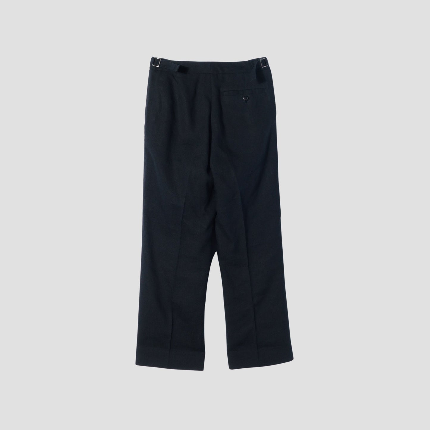FINE COMPACT LINEN TROUSERS