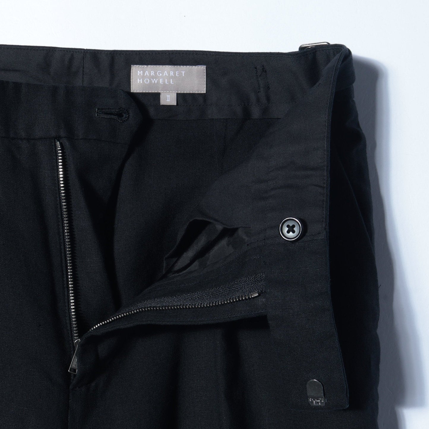 FINE COMPACT LINEN TROUSERS