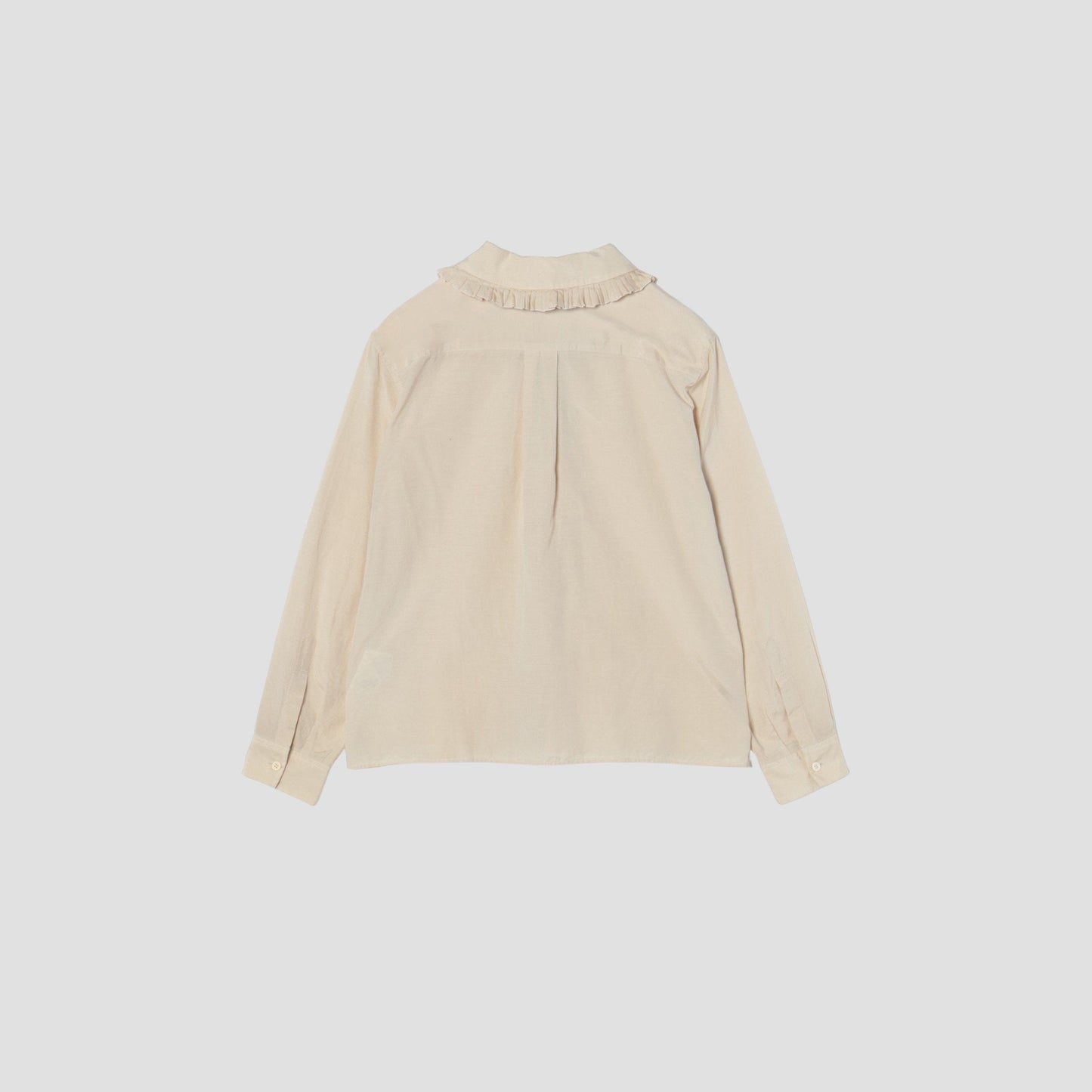 SILK COTTON PLAIN WEAVE SHIRT