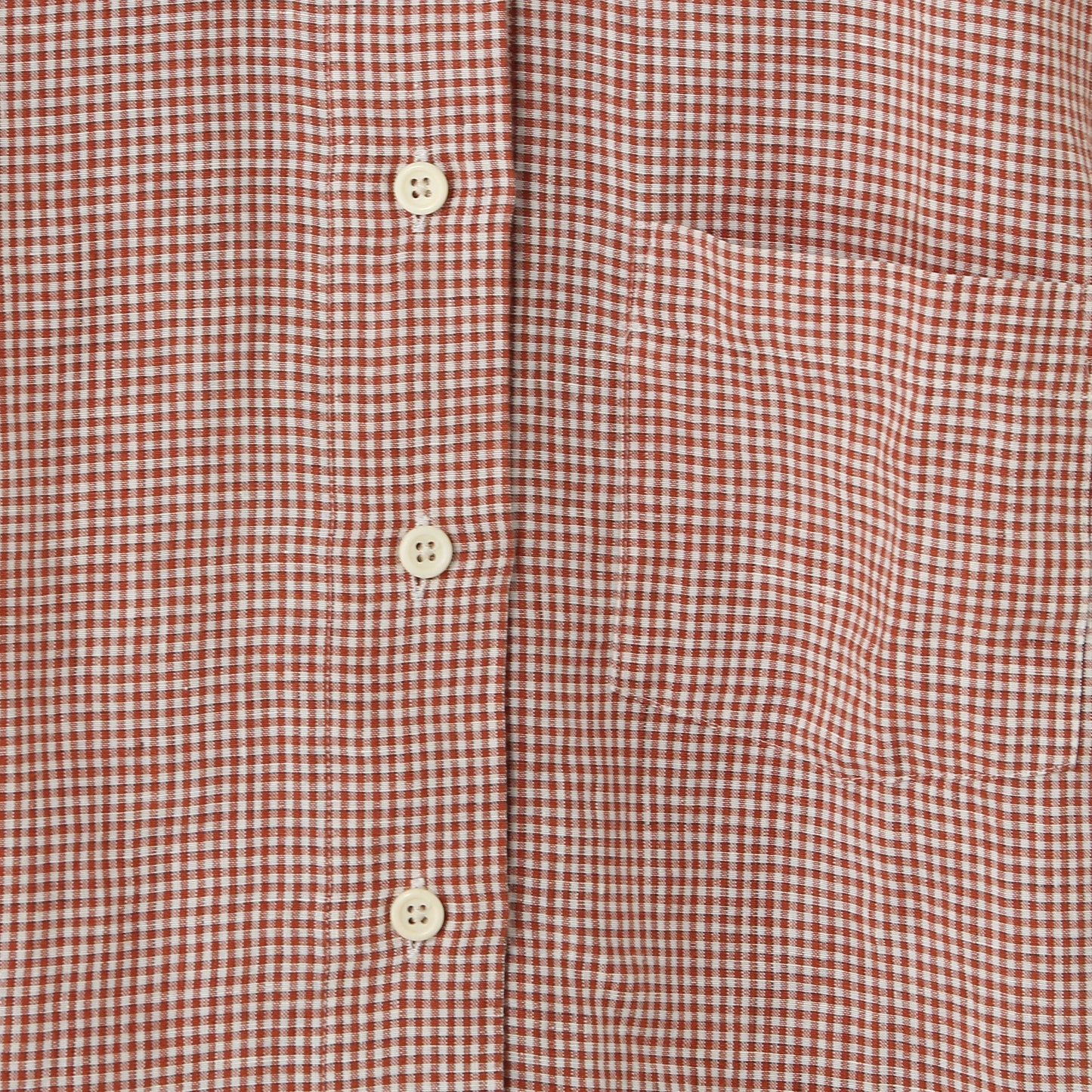 TRI GINGHAM LINEN  SHIRT