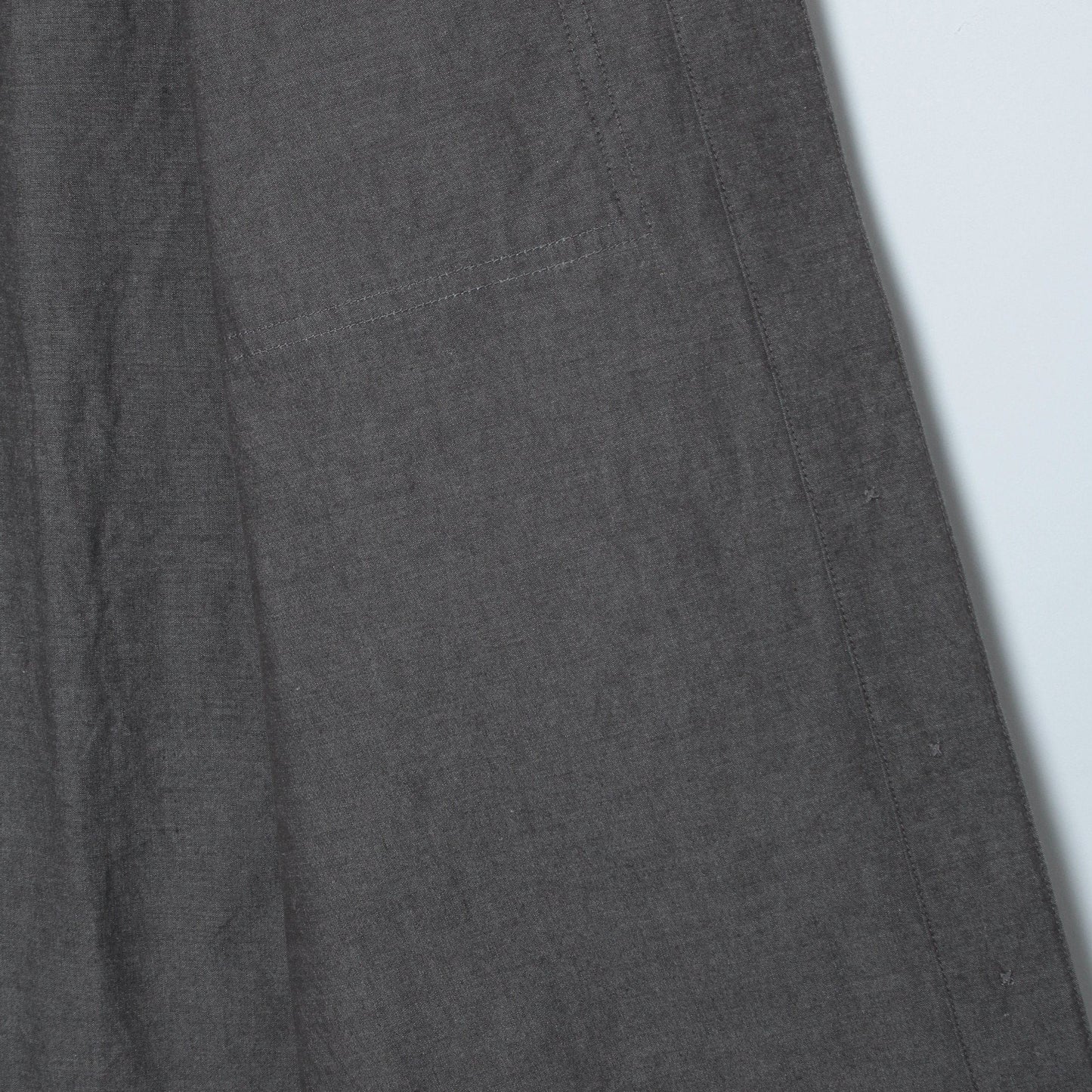 MELANGE COTTON CHAMBRAY DRESS