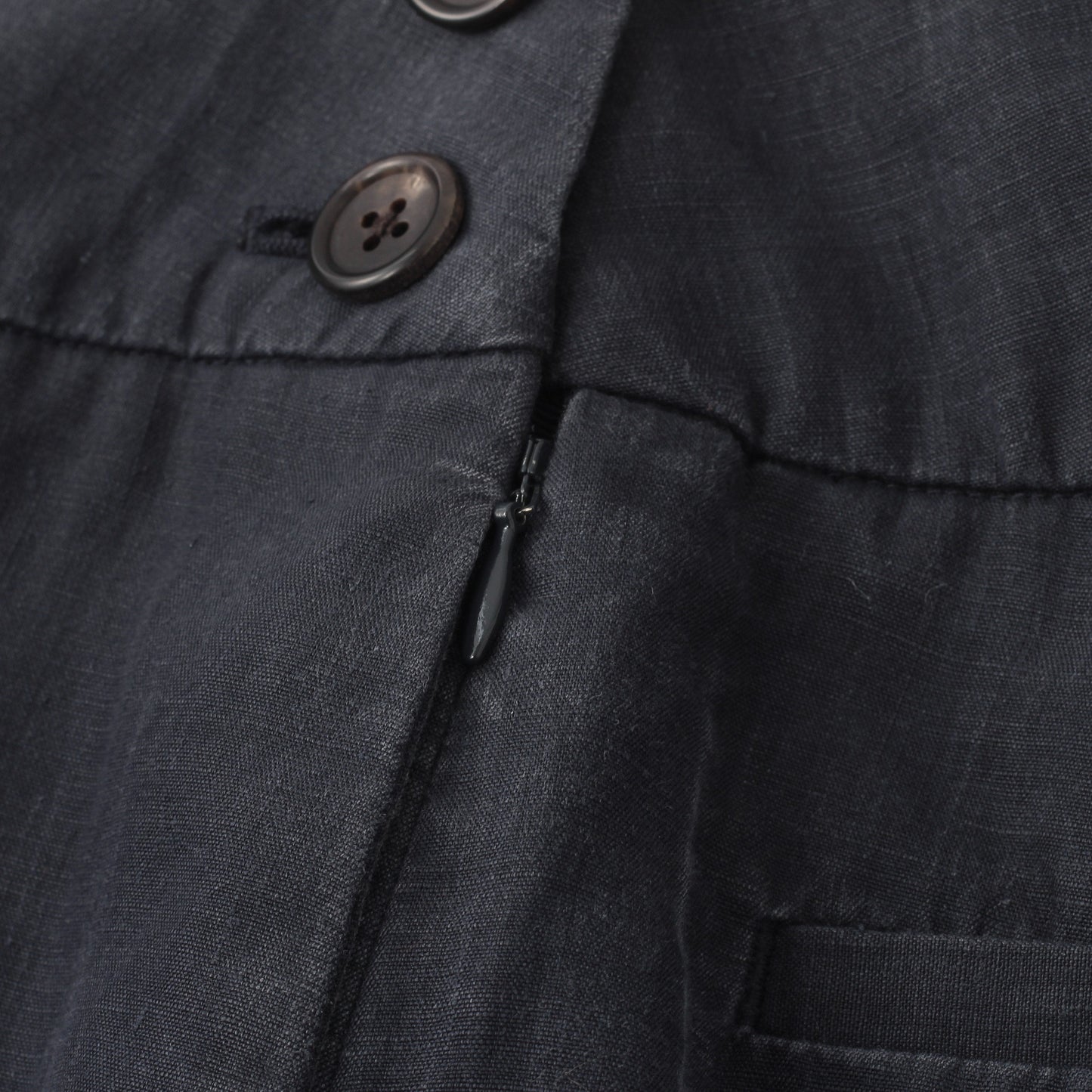 HIGH DENSE LINEN TROUSERS