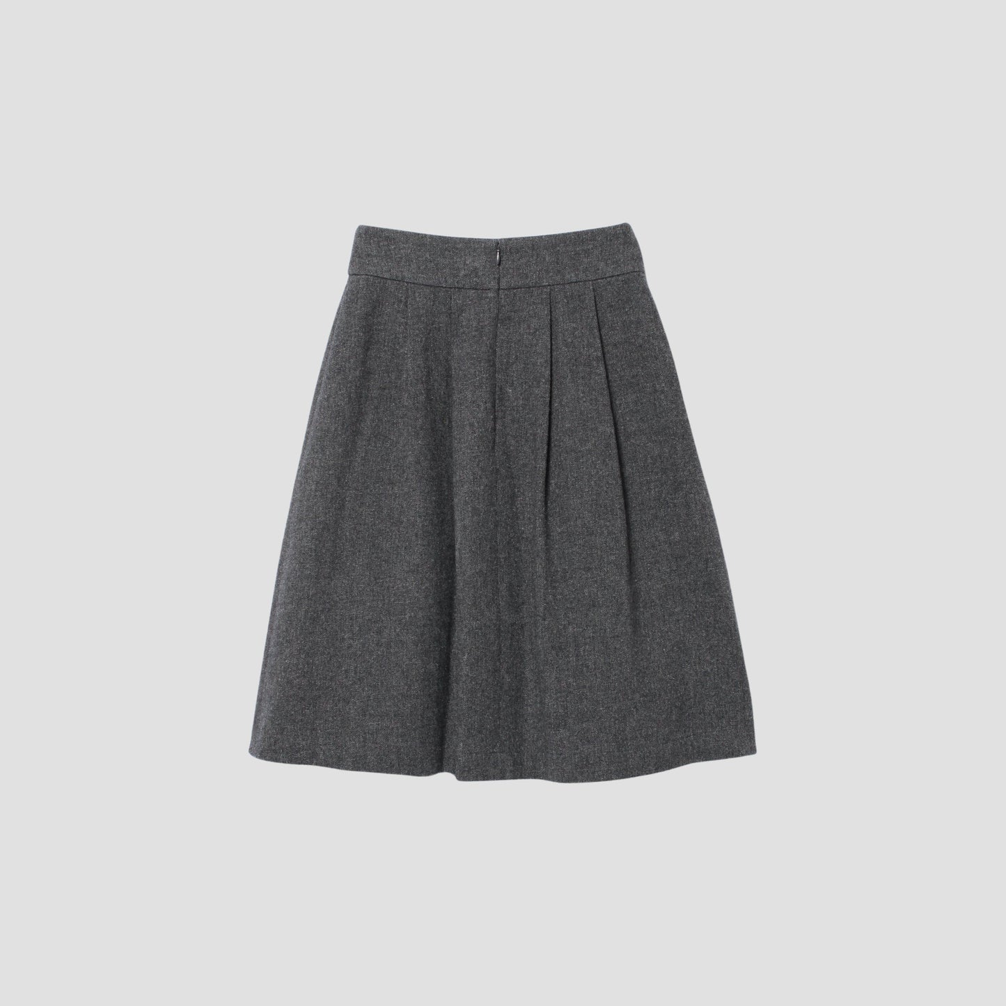 WOOL LINEN TWEED SKIRT