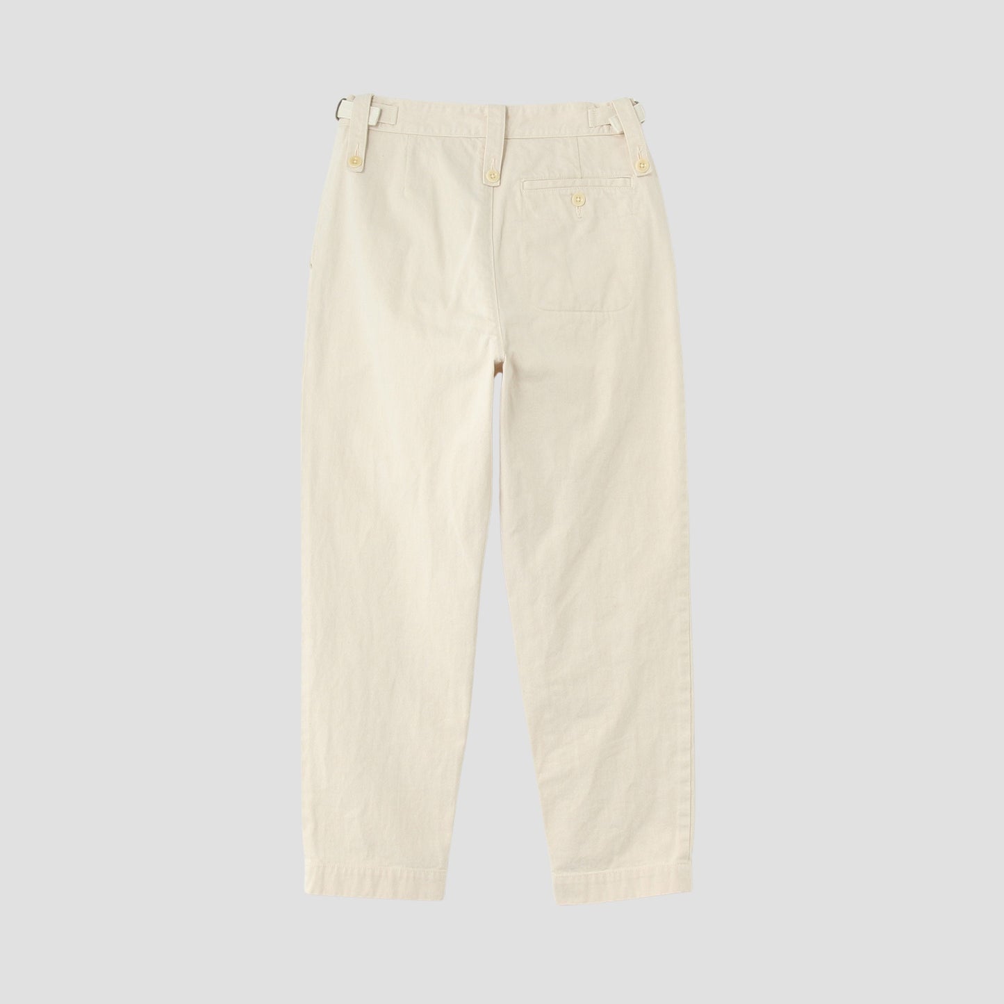 NATURAL DENIM TROUSERS