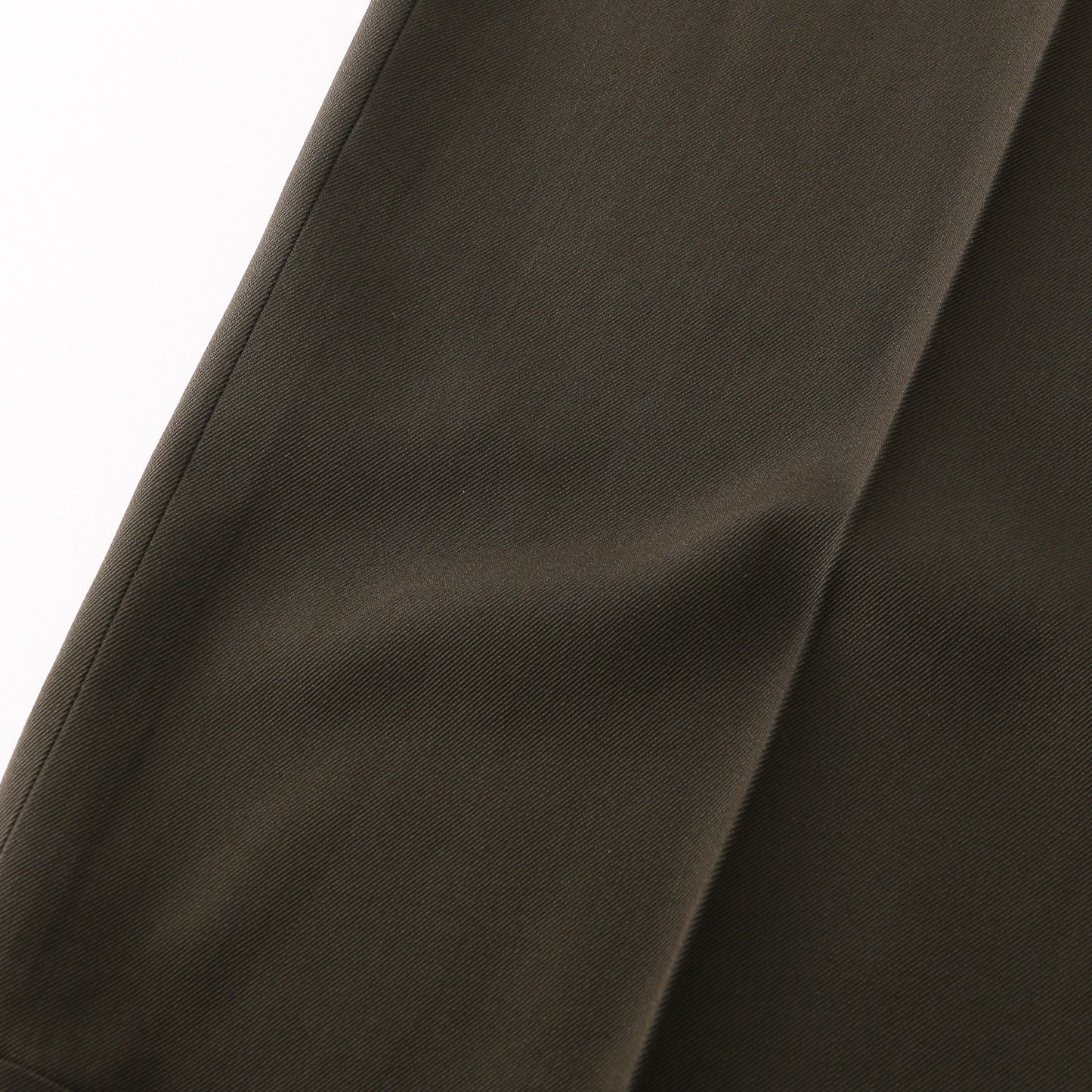 COMPACT COTTON WOOL TROUSERS