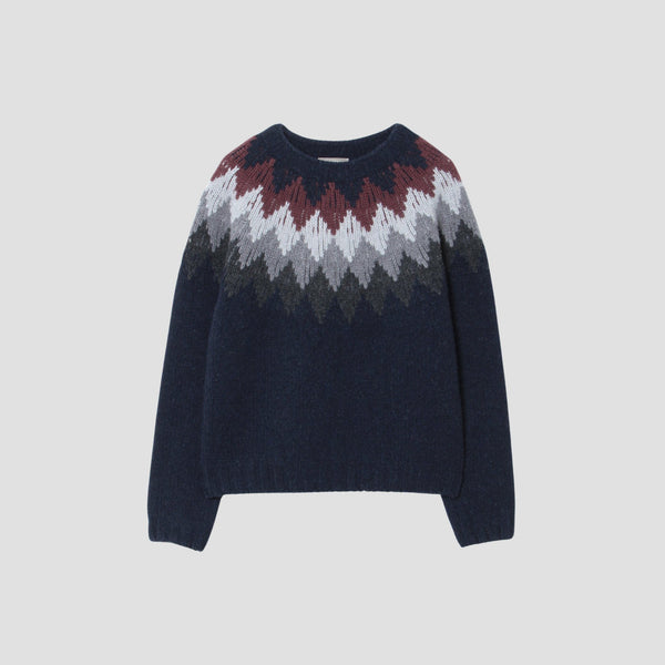 DIAMOND FAIRISLE JUMPER KNIT