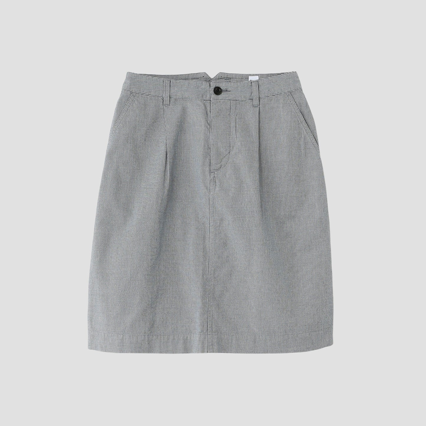 YARN DYE DRY COTTON SKIRT