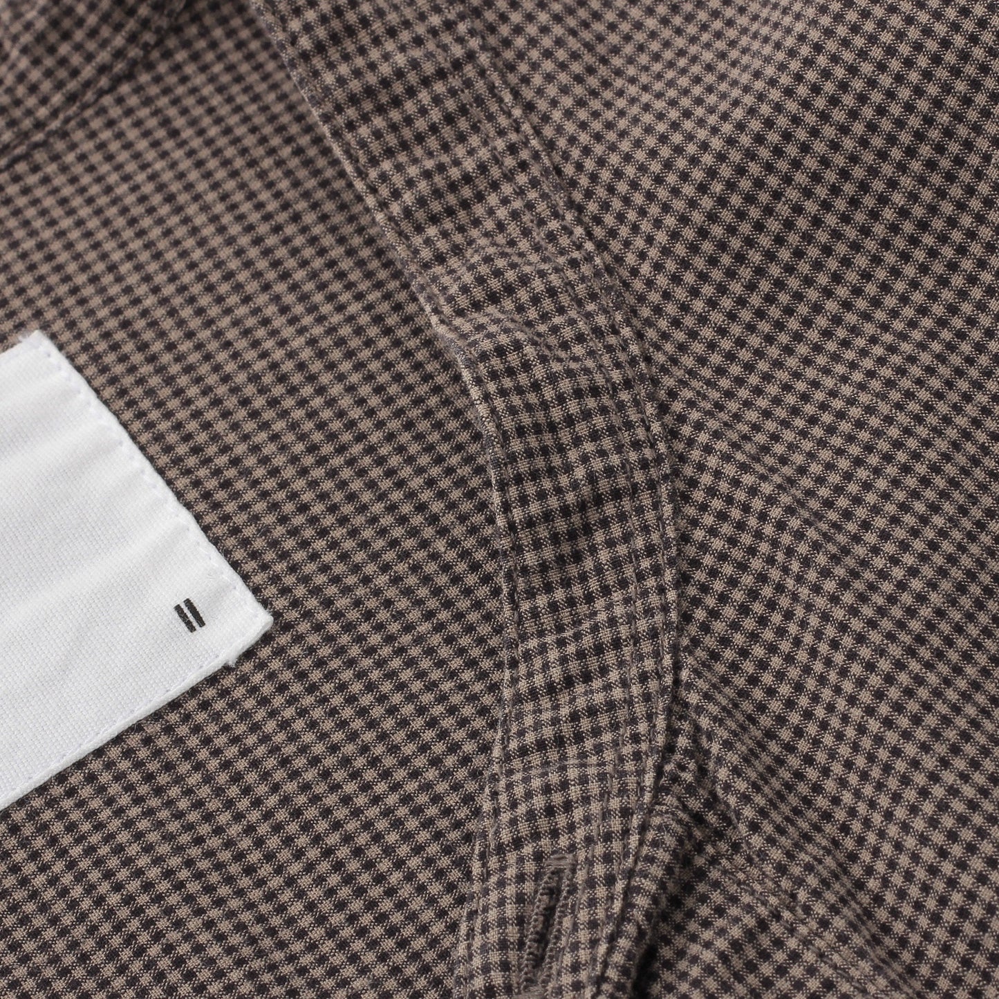 TINY GINGHAM COTTON SHIRT