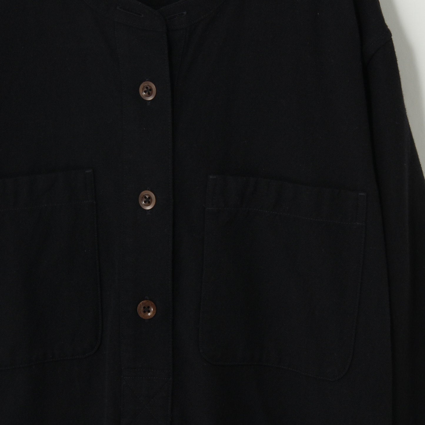 WOOL COTTON TWILL DRESS