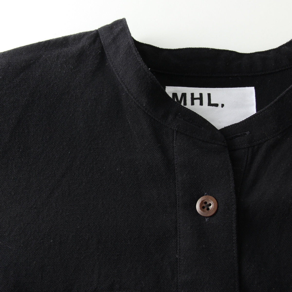 WOOL COTTON TWILL DRESS