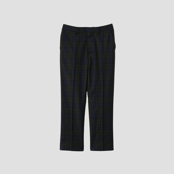 WOOL BLACKWATCH TROUSERS