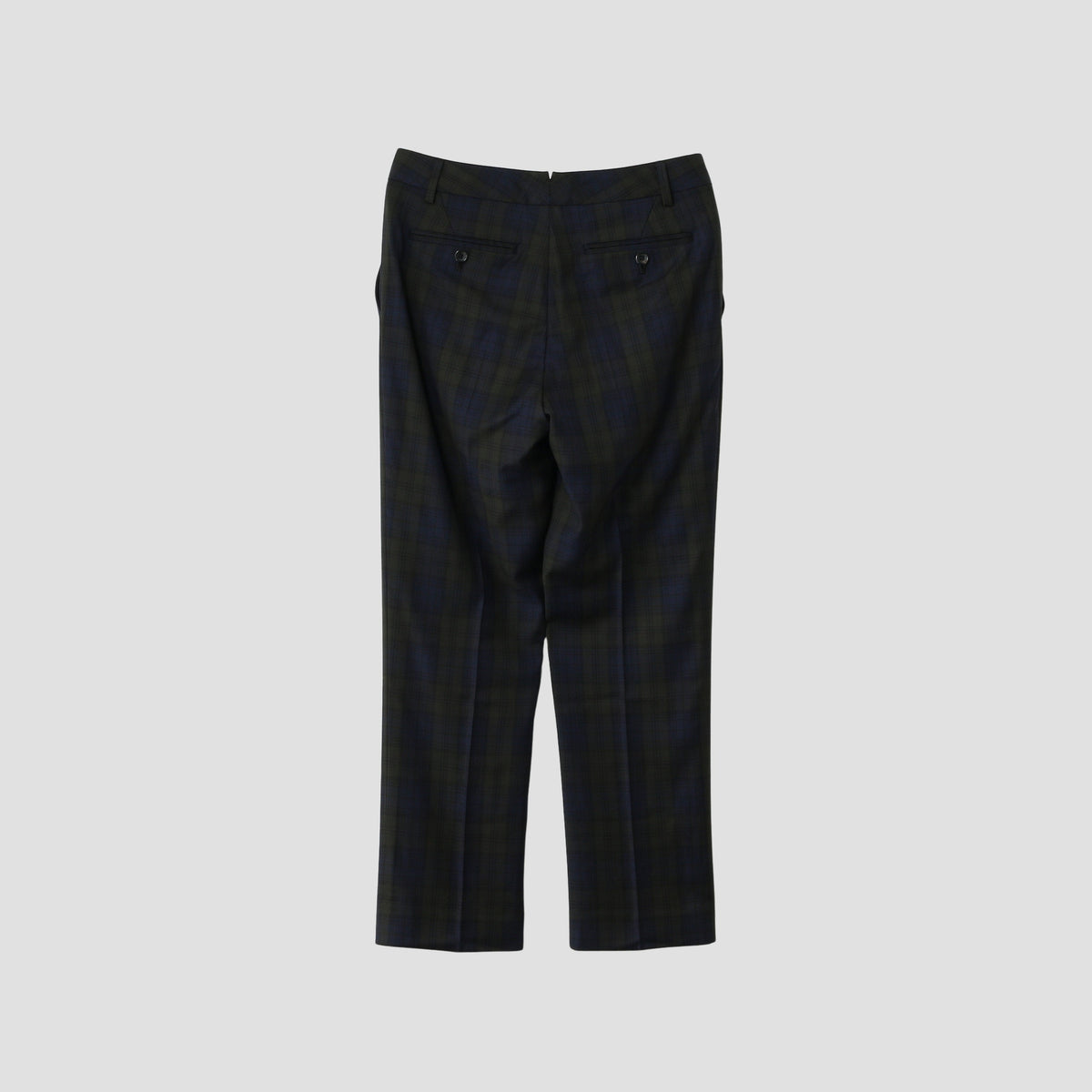 WOOL BLACKWATCH TROUSERS