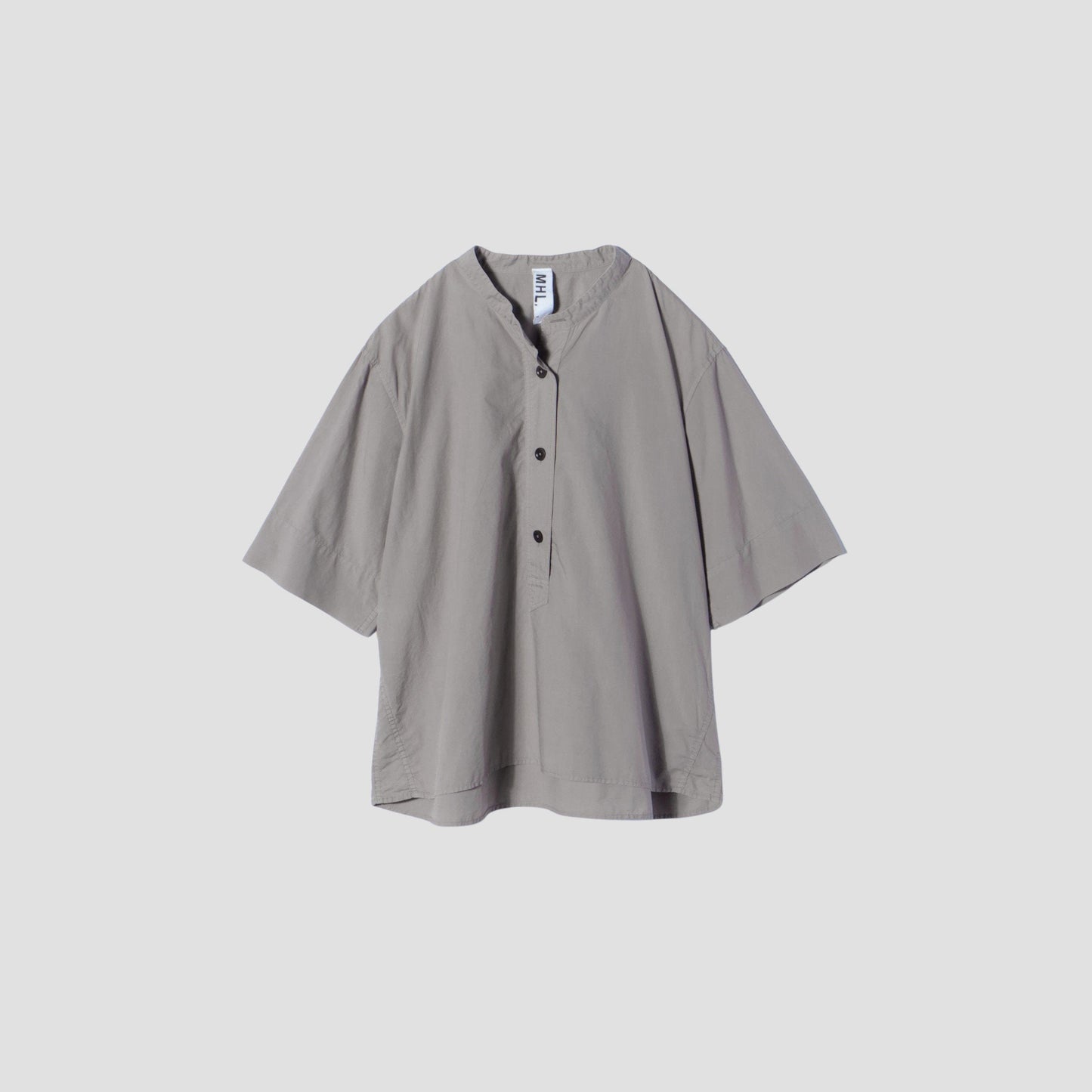 COTTON RAMIE POPLIN SHIRT