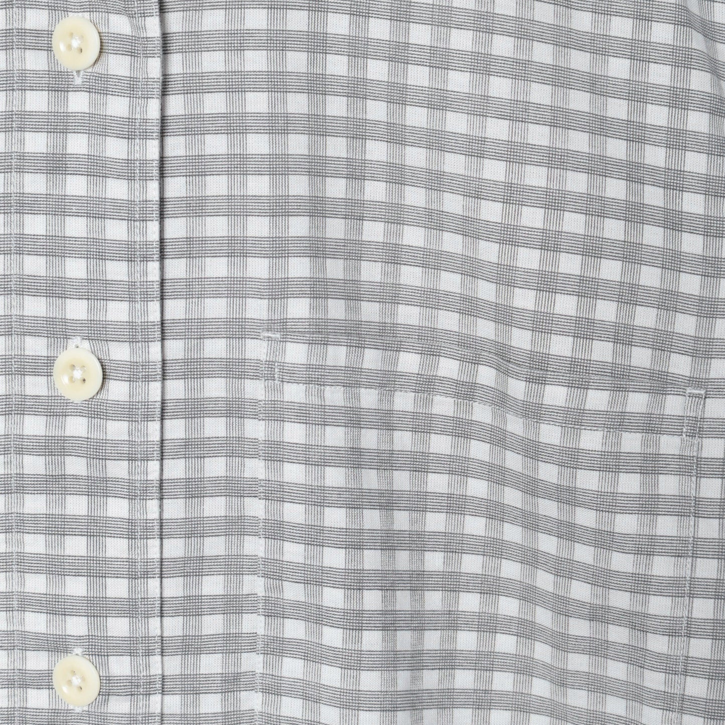 PRINTED COTTON LINEN CHECK SHIRT