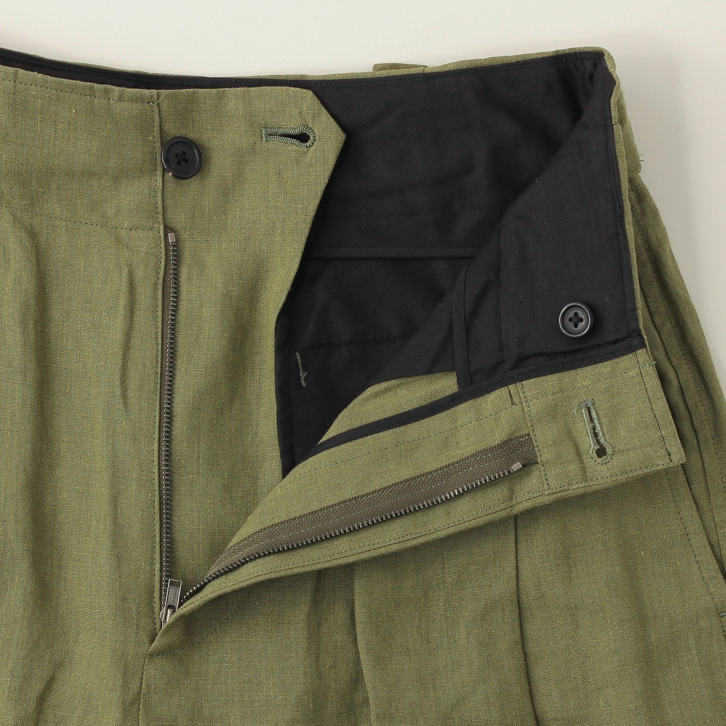 YARN DYED LINEN TROUSERS
