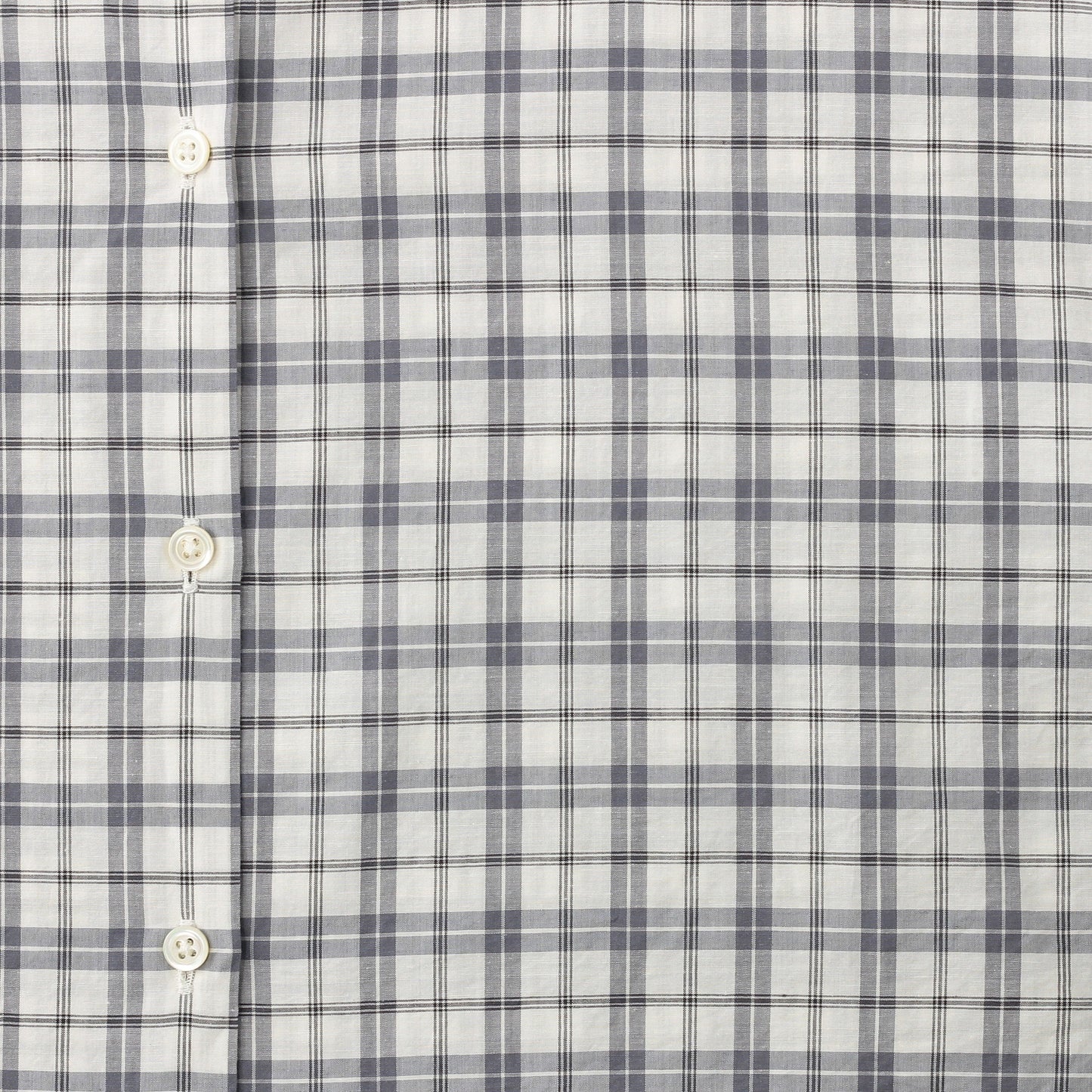 COTTON LINEN CHECK SHIRT