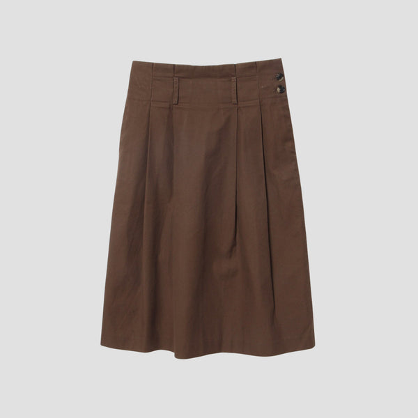 BRUSHED TWILL SKIRT