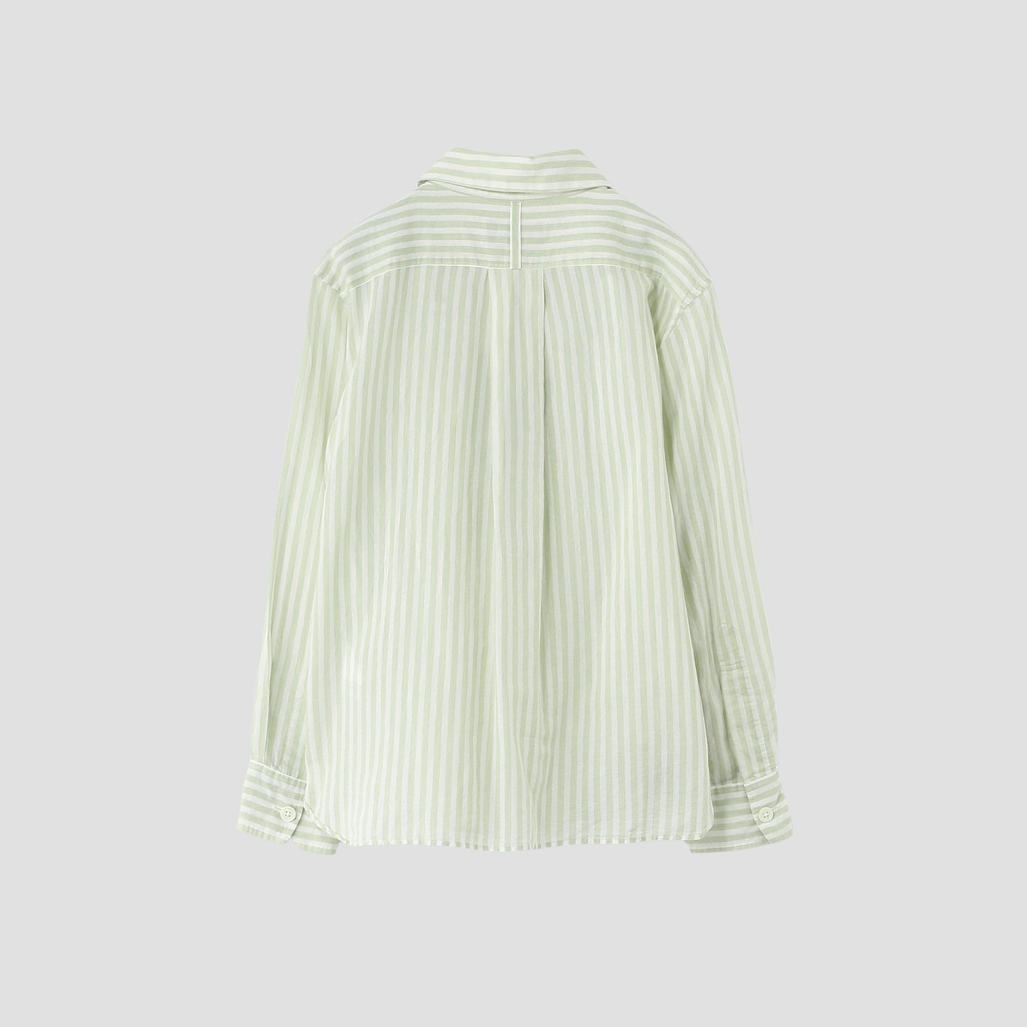 COTTON SILK STRIPE SHIRT