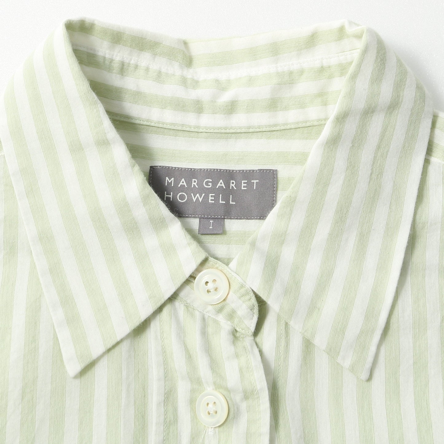COTTON SILK STRIPE SHIRT