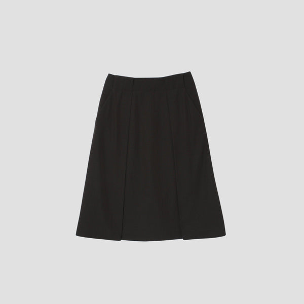 COMPACT COTTON WOOL SKIRT