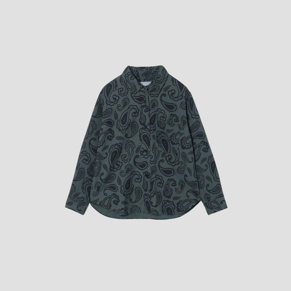 PAISLEY COTTON SILK TWILL SHIRT