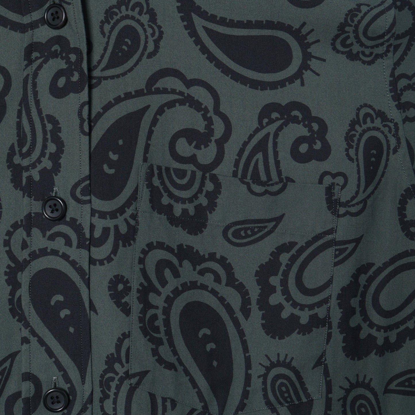 PAISLEY COTTON SILK TWILL SHIRT
