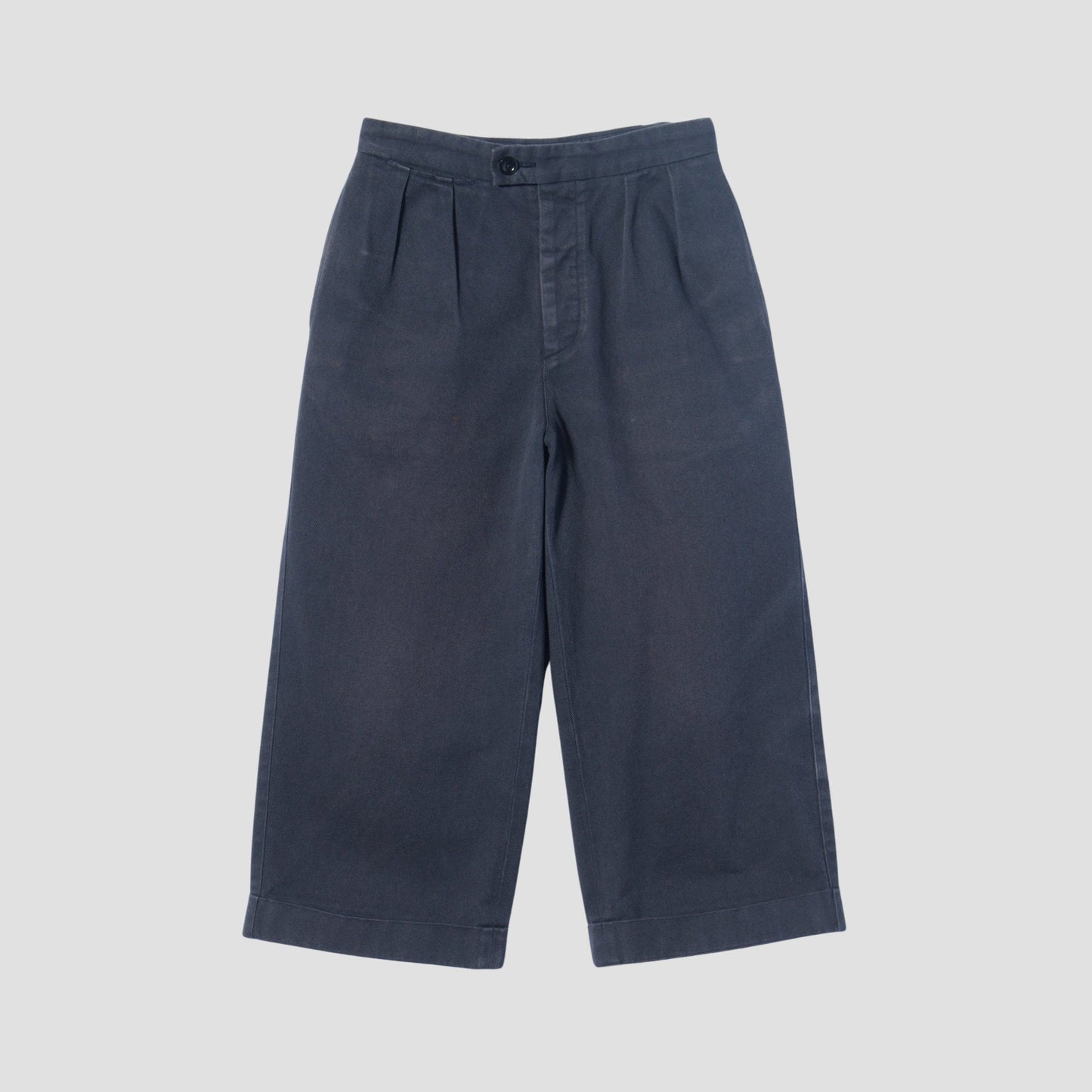 RAISED COTTON DRILL TROUSERS