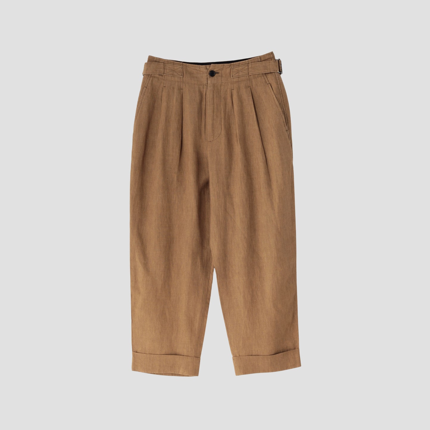 YARN DYED LINEN TROUSERS