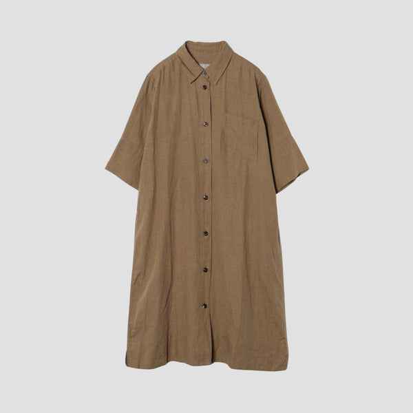SHIRTING LINEN DRESS