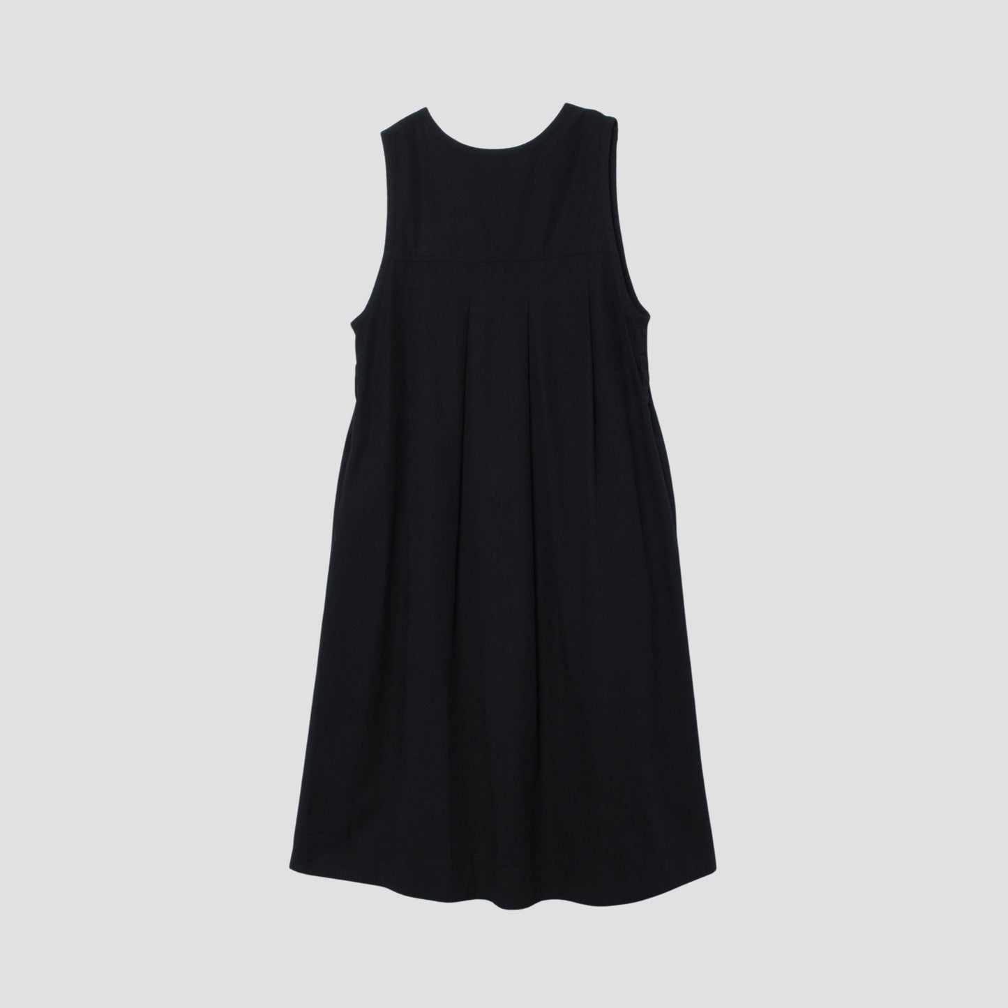 TWISTED ORGANIC COTTON TWILL DRESS