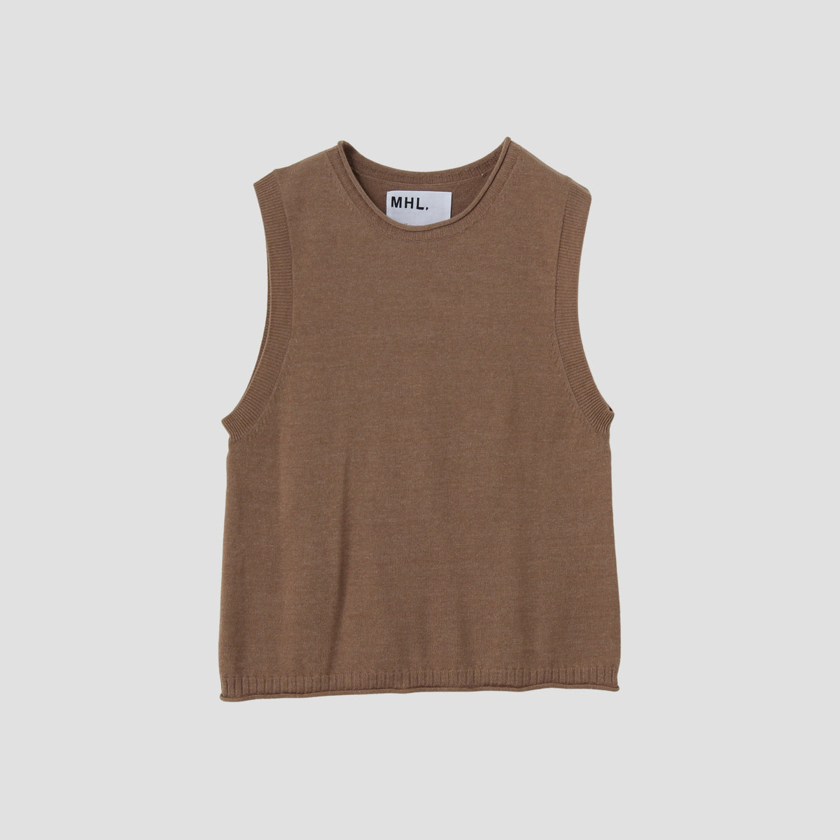 FADED COTTON WOOL KNIT