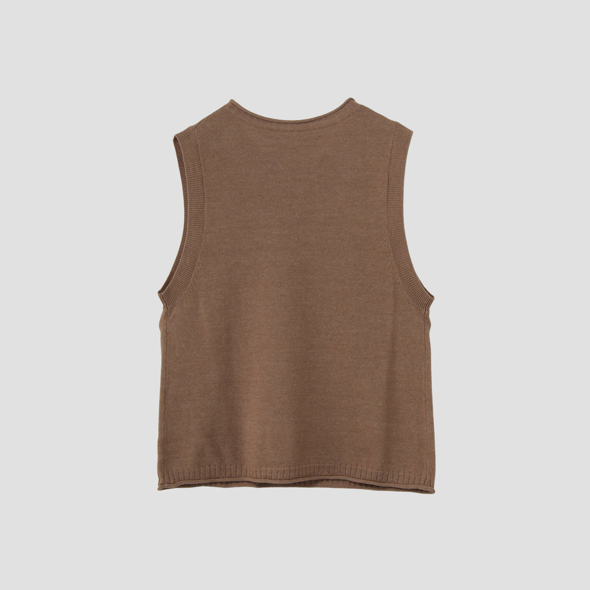 FADED COTTON WOOL KNIT