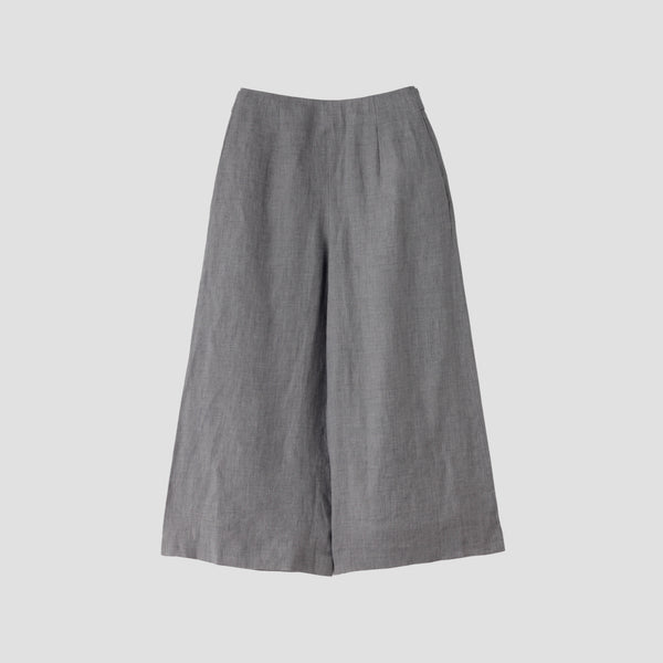 LINEN MELANGE TROUSERS