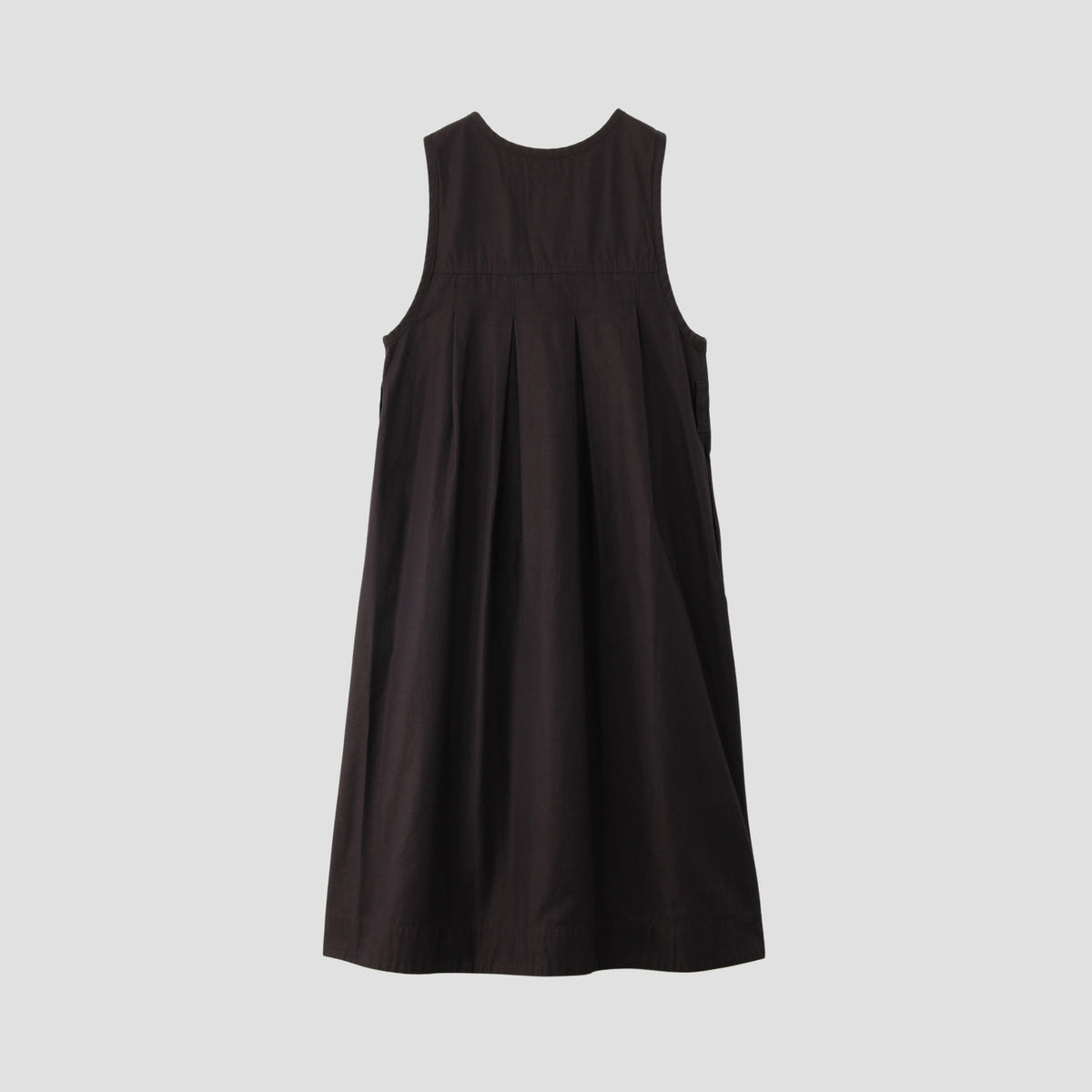 CONTRAST WARP COTTON DRESS